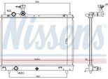 NISSENS Kühler, Motorkühlung 606700 für Suzuki