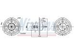 NISSENS Innenraumgebläse 87058 für DAEWOO