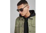 Sonnenbrille JACK & JONES "JACRYDER SUNGLASSES NOOS", Herren, schwarz, unifarben, Sonnenbrillen Sonnenbrille