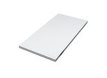 Genius , Weiß , Kunststoff , H2 , Füllung: Schaumstoff , 100x200 cm , Oeko-Tex® Standard 100 , Bezug abnehmbar/waschbar ,