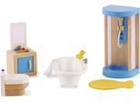 Puppenhausmöbel HAPE "Familienbad", bunt, Puppenmöbel, Kinder, Puppenhausmöbel