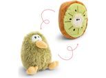 Kuscheltier NICI "Let Me Out, Kiwi mit Wendefunktion, 15cm", grün, Plüschfiguren, KinderB:12cm H:16cm L:15cm, Plüsch, Polyester, Kuscheltier, 2in1 Wendeplüschtier, B:12cm H:16cm L:15cm