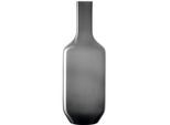 Bodenvase LEONARDO "Dekovase MILANO, handgefertigt", grau, H:39cm Ø:14cm, Glas, Vasen, Bodenvase, aus Glas, in Flaschenform