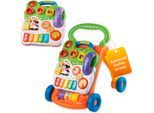Lauflernwagen VTECH "VTechBaby, Spiel-und Laufwagen", bunt, Lauflernhilfen, KinderB:36cm H:37cm T:42cm, Lauflernwagen, mit 11 Kindermelodien, B:36cm H:37cm T:42cm