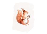 Bild KOMAR "Hungry Squirrel", bunt (farbe bild(er): bunt), B:40cm H:50cm, Holz, Papier, Bilder, Bild, Wandbild zur Dekoration - ohne Rahmen