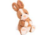 Kuscheltier NICI "Meadow Friends, Hase Hopsala 25 cm & Kind schlenkernd GREEN", braun, Plüschfiguren, KinderB:13cm H:25cm L:12cm, Kuscheltier, B:13cm H:25cm L:12cm