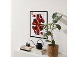 Wandbild KOMAR "Marvel Deadpool Jack of all Trades", rot (farbe bild(er): rot), Disney, 1 Stk., Vlies, Bilder, Wandbild, 40 x 50 cm (Breite x Höhe) - Kinderzimmer, Dekoration