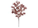 Kunstzweig I.GE.A. "LED-Dekozweig Ahorn", rot (bordeaux), B:45cm H:95cm L:22cm, Polyester, Kunstpflanzen, Kunstzweig, Batteriebetrieben Zweig mit Timer Warmweiß Herbstliche Kunstblume