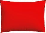 Kissenbezug SCHLAFGUT "Premium Kissenbezug Knitted Jersey (1 St)", rot (rot deep), B:70cm L:90cm, Jersey, Obermaterial: 95% Baumwolle, 5% Elasthan, Kissenbezüge, Kissenbezug, Ton-in-Ton Reißverschluss, Bio-Baumwolle mit Elasthan, Uni, OEKO Tex