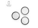 HAMA Kameraschutzglas "Kameraschutz für iPhone 16 Pro/Pro Max (Panzerglas 9H, 3 Einzellinsen)", transparent, Displayfolien, Kameraschutzglas
