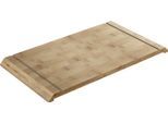 Schneidebrett SCHOCK "Holzschneidbrett", beige (natur), B:54cm H:0,25cm L:30cm, Bambus, Schneidebretter, Schneidebrett, aus Bambus, 54/30 cm