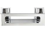 Ablageelement WENKO "Turbo-Loc Bralia", silber (chrom), B:30cm H:8,5cm T:12cm, ABS-Kunststoff, Regale, Ablageelement, Befestigen ohne Bohren