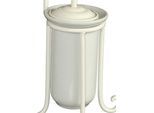 Toilettenpapierhalter AMBIENTE HAUS "Ersatzkeramik für Toilettenrollenständer", weiß, B:13cm H:19cm, Eisen, Toilettenpapierhalter, Toilettenpapierhalter