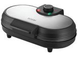 UNOLD Pancake-Maker "American 48165", grau (schwarz, edelstahlfarben), B:30,6cm H:11,1cm T:21,9cm Ø:13,5cm, Waffeleisen, Pancake-Maker
