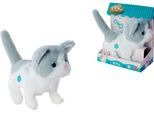Spielfigur SIMBA "PetZoo Kitty", grau (weiß, grau), Spielfiguren, KinderH:19cm, Stoff, Spielfigur, mit Sound, H:19cm