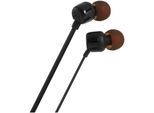 JBL In-Ear-Kopfhörer "Tune 110", schwarz, B:6cm H:2cm T:17,5cm, Kopfhörer, In-Ear-Kopfhörer