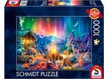 Puzzle SCHMIDT SPIELE "Lagerfeuerromantik unterm Sternenhimmel", bunt, Puzzles, KinderB:69cm H:49cm, Pappe, Motiv, Puzzle, Made in Germany, B:69cm H:49cm