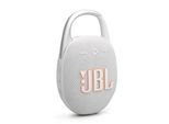 JBL Bluetooth-Lautsprecher "Clip 5", weiß, B:10,5cm H:6,2cm T:15,5cm, Lautsprecher, ultra-kompakt, wasser- und staubgeschützt (IP67), 7 Watt RMS, Bluetooth-Lautsprecher