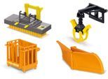 Spielzeug-Traktor SIKU "SIKU Farmer, Frontlader Anbaugeräte (3661)", gelb, Spielzeugfahrzeuge, Kinder, Spielzeug-Traktor