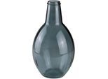 Bodenvase AM DESIGN, blau (dunkelblau), B:20cm H:38cm T:20cm, Glas, Vasen, Bodenvase, mundgelasen, Höhe 38 cm