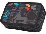 Federmäppchen COOLPACK "Etui, Disney, Mickey Mouse", Kinder, bunt (mickey mouse), Polyester, Schreibgeräteetuis Federmäppchen, befüllt