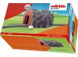 Modelleisenbahn-Tunnel MÄRKLIN "Märklin my world - Tunnel - 72202", grau (grau, braun), Modelleisenbahn-Erweiterungen, Kinder, Kunststoff, Modelleisenbahn-Tunnel