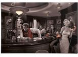 Poster REINDERS "Java Dreams Monroe, Dean, Presley, Bogart", schwarz (farbe bild(er): schwarz), B:91,5cm H:61cm, Papier, Bilder, Poster