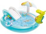 Planschbecken INTEX "Playcenter Gator", blau, B:170cm H:84cm L:201cm, PVC, Vinyl, Planschbecken, Planschbecken, BxLxH: 170x201x84 cm