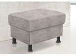Hocker TRENDMANUFAKTUR "Rondo, Polsterhocker zur Serie, Breite 67 cm, Füße schwarz", beige (sand, beige), B:67cm H:46cm T:53cm, Kunstleder SOFTLUX;Microfaser PRIMABELLE (100% Polyester);NaturLEDER (echtes Rindsleder);Struktur (54% Polyacryl, 46% Polyester), Hocker, Hocker, Fußhocker wahlweise mit Federkern, in verschiedenen Bezügen bestellbar