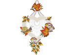 Fensterbild "Fensterbild "Herbstliebe" farbig", bunt, B:21cm H:34cm, Polyester, W. REUTER & SOHN - PLAUENER SPITZE, Fensterbilder, Fensterbild