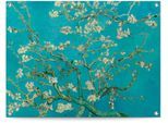 Poster REINDERS "Mandelblüte - Vincent van Gogh", blau (farbe bild(er): blau), B:80cm H:60cm T:0,1cm, Leinwand, Bilder, Poster