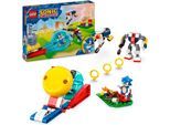 Konstruktionsspielsteine LEGO "Sonics Showdown am Lagerfeuer (77001), LEGO Sonic", bunt, Spielbausteine, Kinder, Kunststoff, Konstruktionsspielsteine, Made in Europe