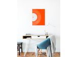 Leinwandbild KOMAR "White Vinyl - Größe 30 x 40 cm", orange (farbe bild(er): orange), B:30cm, Massivholz, Papier, Bilder, Leinwandbild, Keilrahmenbild mi Echtholzrahmen
