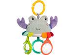Mobile FEHN "Mini-Mobile Krabbe", bunt, Mobilés, BabyB:18cm H:7,4cm L:22cm, Softvelour, Mobile, B:18cm H:7,4cm L:22cm
