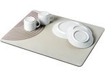 Abtropfmatte WENKO "Modell Dima", beige, B:50cm H:0,4cm T:40cm, Geschirrständer, Abtropfmatte, Spülmatte mit Diatomitpartikeln, einrollbar, schnelltrocknend