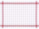 Geschirrtuch STUCO "Bambus, kariert", rot (weiß, rot), B:50cm L:70cm, 30% Baumwolle, 70% Viskose, Geschirrtücher, Geschirrtuch