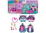 Spielwelt POLLY POCKET "Winter Holiday Schatulle", bunt, Spielfigurenwelten, Kinder, Spielwelt