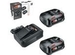 Akku Starter-Set BOSCH HOME & GARDEN "»PBA 18V 2.5Ah«", transparent (ohne farbbezeichnung), 18 V, Akkumulatoren, Akku Starter-Set, inkl. Ladegerät