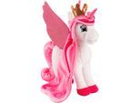 Kuscheltier NICI "Lissy PONY, Einhorn Tamani weiß-pink, 22 cm stehend", weiß, Plüschfiguren, KinderB:8cm H:22cm L:21cm, Plüsch, Kuscheltier, B:8cm H:22cm L:21cm
