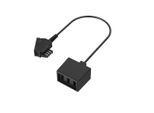 HAMA Telefonkabel "TAE-Verteiler, TAE-F-Stecker - 3 TAE-NFN-Kupplungen", schwarz, 10cmcm, Kabel, Telefonkabel