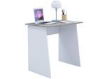 Schreibtisch VCM "Holz Schreibtisch Computertisch Masola Mini", braun (weiß, sonoma, eiche), B:80cm T:50cm, Tische, Schreibtisch