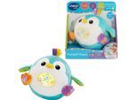 Plüschfigur VTECH "Vtech Baby, Hüpfspaß-Pinguin", bunt, Plüschfiguren, KinderB:22,5cm H:21,6cm T:16,3cm, Plüschfigur, mit Aufnahmefunktion, B:22,5cm H:21,6cm T:16,3cm