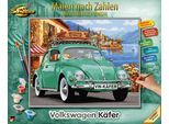 Malen nach Zahlen SCHIPPER "Meisterklasse Premium - Volkswagen Käfer", bunt, Malvorlagen, KinderB:41cm H:52cm, Malen nach Zahlen, Made in Germany, B:41cm H:52cm