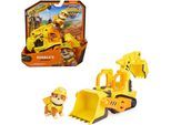 Spielzeug-Auto SPIN MASTER "Rubble & Crew - Core Vehicle Solid Rubble", bunt, Spielzeugfahrzeuge, KinderB:10cm H:23cm T:23cm, Kunststoff, Spielzeug-Auto, B:10cm H:23cm T:23cm