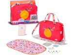 Puppen Wickeltasche BABY BORN "Pinplay Wickeltasche", bunt, Puppenausstattungen, Kinder, Puppen Wickeltasche
