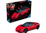 3D-Puzzle RAVENSBURGER "Ferrari SF 90 Stradale", rot, Puzzles, KinderB:11,6cm H:7,6cm T:25,9cm, Kunststoff, 3D-Puzzle, Made in Europe, B:11,6cm H:7,6cm T:25,9cm