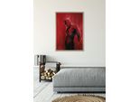 Wandbild KOMAR "Marvel Spider-Man Through the Spider Web", rot (farbe bild(er): rot), Disney, 1 Stk., Vlies, Bilder, Wandbild, 30 x 40 cm (Breite x Höhe) - Kinderzimmer, Dekoration