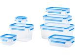 Frischhaltedose EMSA "N10316 Clip & Close", blau, B:16,4cm H:21,5cm L:22cm, Kunststoff, Lebensmittelaufbewahrungsbehälter, Frischhaltedose, 100% dicht&hygienisch, Frischedichtung, BabyCare Norm, made in Germany