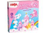 Spiel HABA "Einhorn Glitzerglück - Wolkenstapelei", bunt, Spiele, Kinder, Holz, Kunststoff, Pappe, Spiel