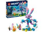 Konstruktionsspielsteine LEGO "Izzie und Bunchurro der Gaming-Hase (71490), LEGO DREAMZzz", bunt, Spielbausteine, Kinder, Kunststoff, Konstruktionsspielsteine, Made in Europe